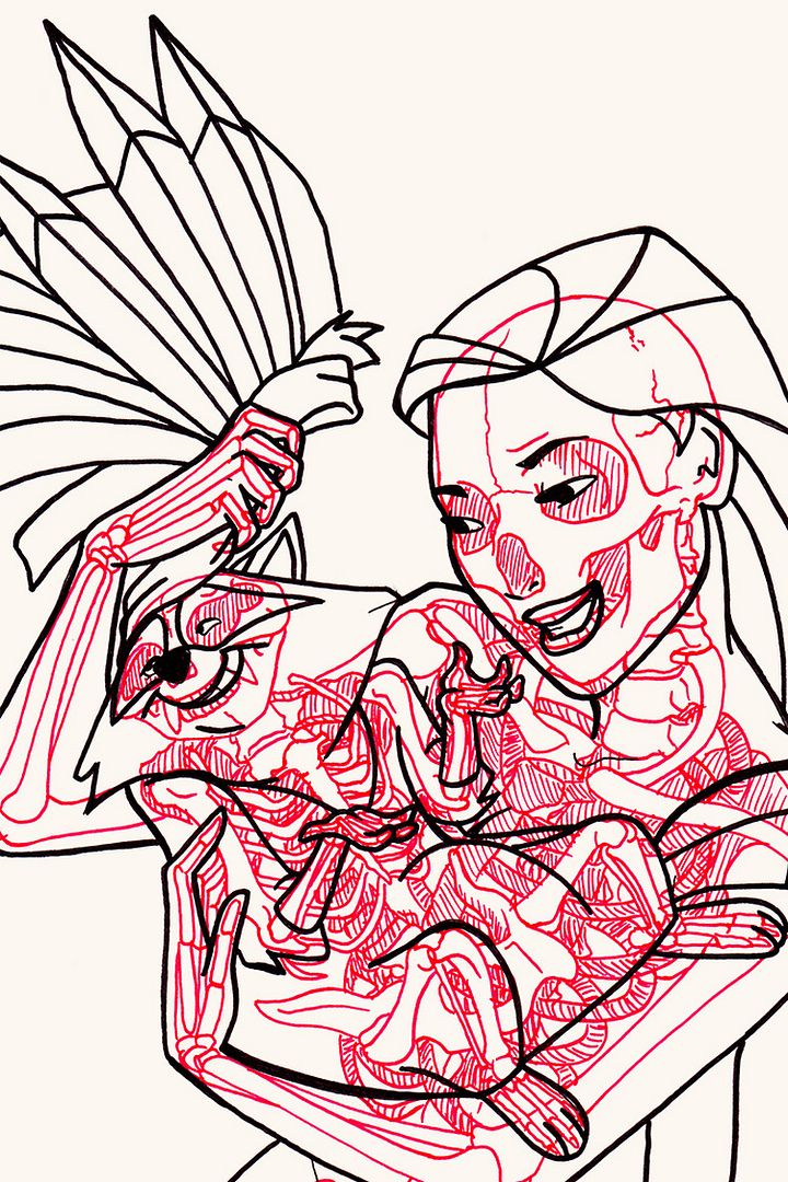 Disney and more Disney Characters With an XRay Treatment